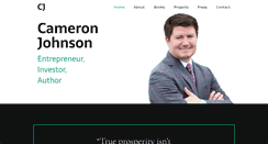 Desktop Screenshot of cameronjohnson.com
